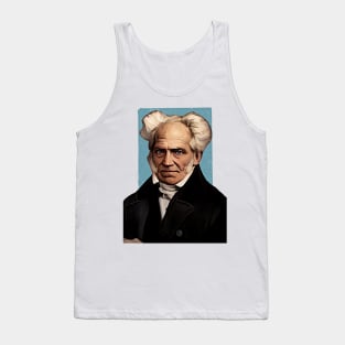 German Philosopher Arthur Schopenhauer illustration Tank Top